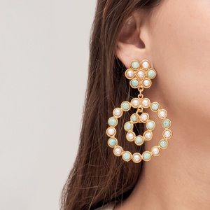 Sylvia Toledano Boucles d’oreilles Flower Candies Drop Earrings in peach